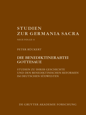cover image of Die Benediktinerabtei Gottesaue